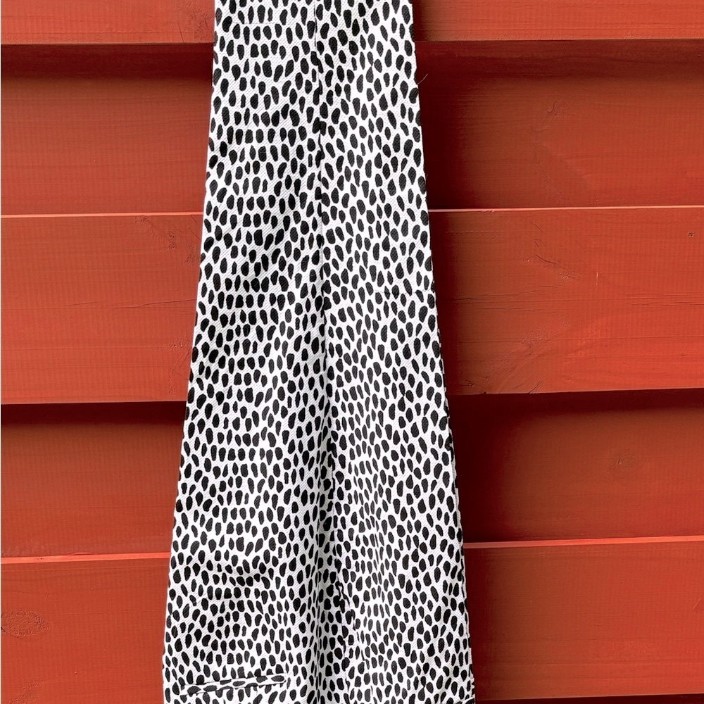 Talbots Black & White Pique Crops, Size 12P